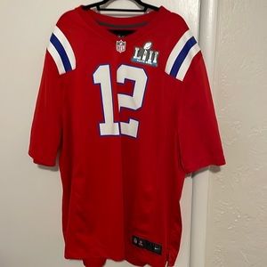 Super Bowl 52 Alternate New England Patriots Tom Brady Jersey. 3XL Like new